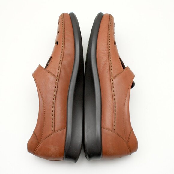 SAS Womens Brown Roamer Sandals Tripad Comfort Size 9 Strapped Leather - Picture 6 of 7